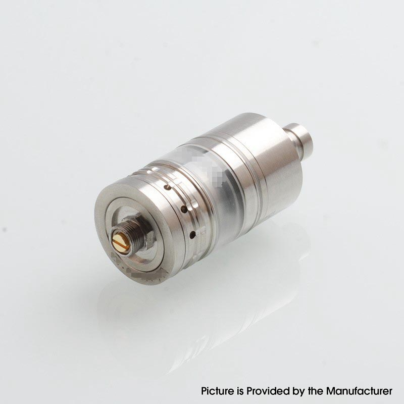 Menelaus RTA 재건 가능한 탱크 분무기 316 스테인레스 스틸 + 아크릴, 4ml, 22mm 직경