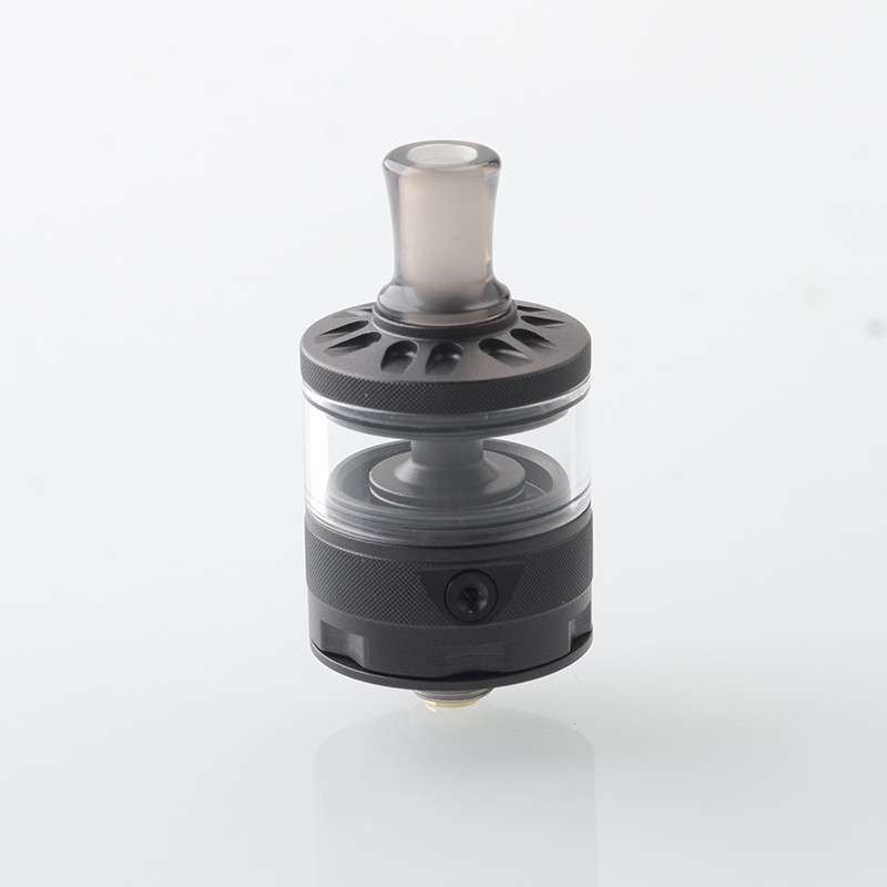 Autentico Ambition Mods bi2Hop mtl RTA (Bishop v2) Atomizer - Gun Metal, 2,0ml, 0,8 / 1,0 / 1,2 mm Pin, 22 mm