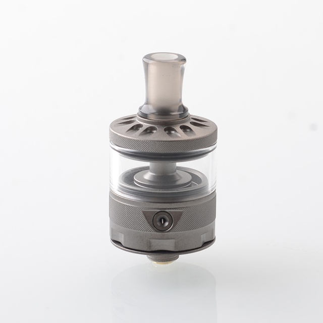 Authentic Ambition Mods Bi2hop MTL RTA (Bishop V2) Atomizer - Gun Metal, 2.0ml, 0.8 / 1.0 / 1.2mm Air Pin, 22mm
