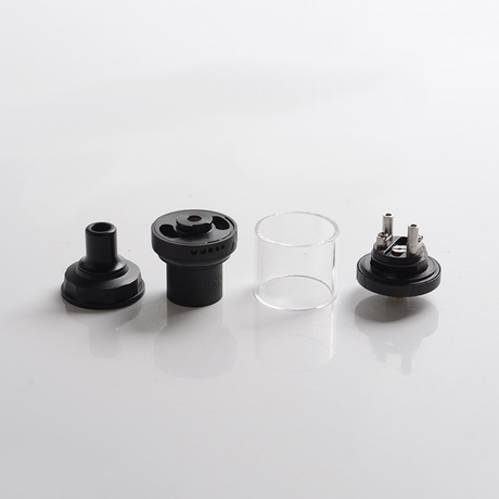 Authentic Augvape Intake MTL RTA Rebuildable Tank Vape Atomizer, Stainless Steel + Glass, 3.1ml / 4.6ml, 24mm Diameter