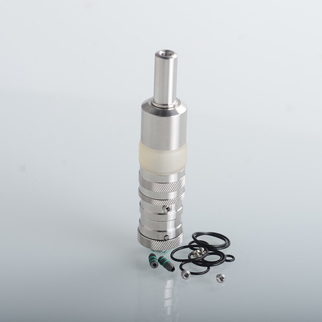 YFTK FeV Flash-e-Vapor VS Dual Style RTA Rebuildable Tank Vape Atomizer 3.0ml, 316SS + PSU, 17mm Diameter