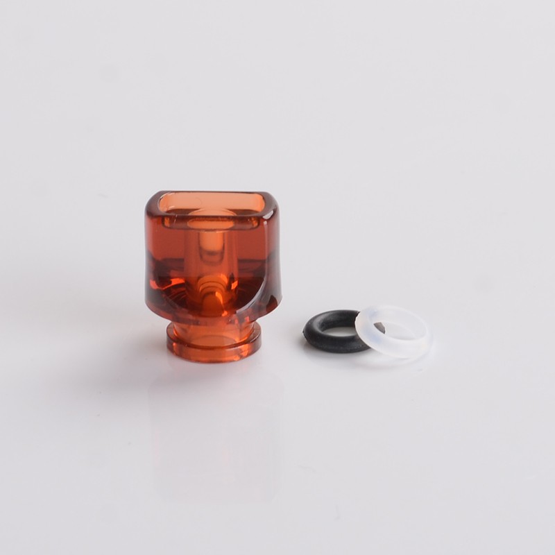 Nunca normal apito v2 estilo 510 ponta de gotejamento para ponto Mod dot AIO pod - clear, pmma