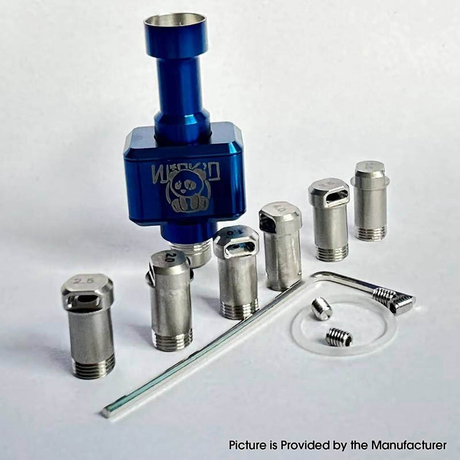 Wick'd Reviv'D Style RBA Bridge for Billet / BB / Boro 6 PCS Air Pin 