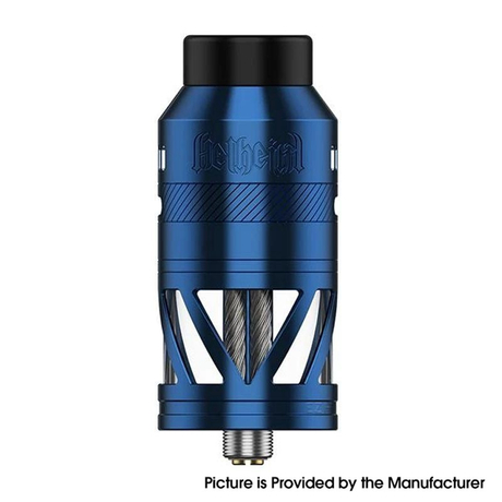 Authentic Hellvape Helheim S RDTA Rebuildable Dripping Tank Vape Atomizer 5.0ml, DL / MTL Vaping, 25mm Diameter