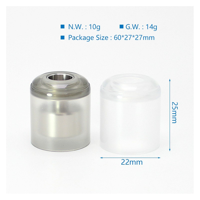 SXK Sputnik RTA Replacement Short Tank Tube Kit - PCTG, 2.5ml (2 PCS)