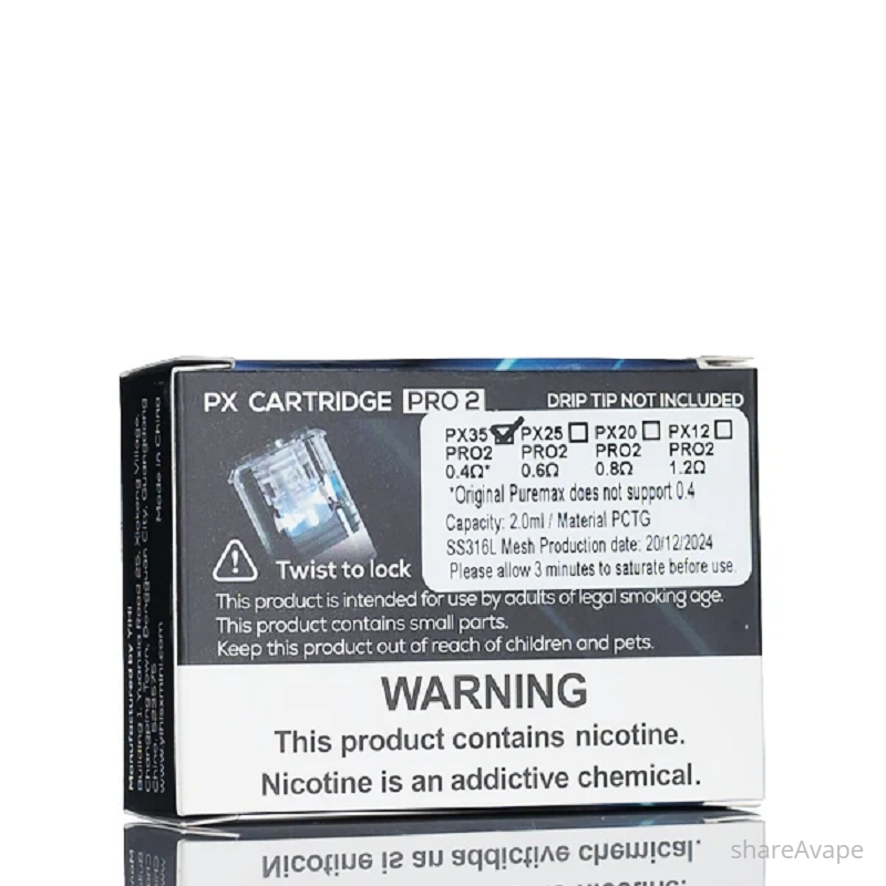 YiHi SXmini Puremax PX Pro 2 Replacement Pods 2ML – 2-Pack