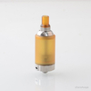 BY-KA V11 Style MTL RTA 23mm 5.5ml – SS Atomizer with 1.2/1.4/1.7mm Air Pins (Translucent / Brown)