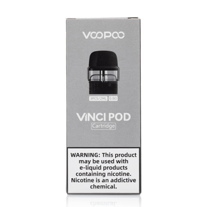 VOOPOO Vinci 15W Pod Kit Replacement Pod Cartridge w/ 0.8ohm Coil - 2.0ml (3 PCS/Pack)