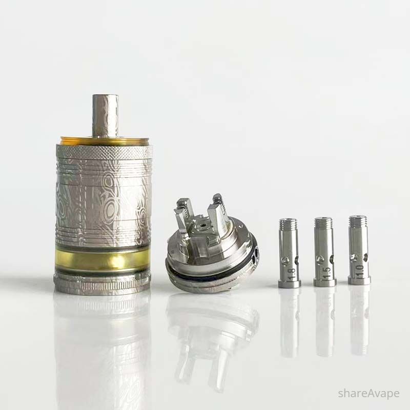 RekaVape OST-R Dama Style MTL RTA – 22mm, 3.5ml / 4.5ml, Air Pins 1.0–1.8mm