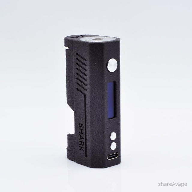 Dark Shark A80 80W 18650 Box Mod – 3D Printed Compact Vape Mod Black