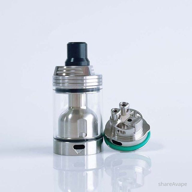 RekaVape Skyline-R Style RTA – Silver, 3.2ml, 22mm, 1.2/2.0mm Air Pins