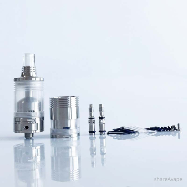 RekaVape BY-KA V9 Style RTA Kit– 22mm, 316SS, 1.2/1.4/1.7mm Air Pins