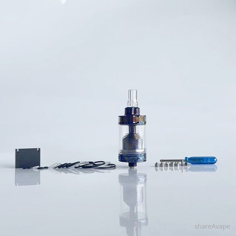 RekaVape 415 V2 Style MTL RTA – Titanium Damascus, 22mm