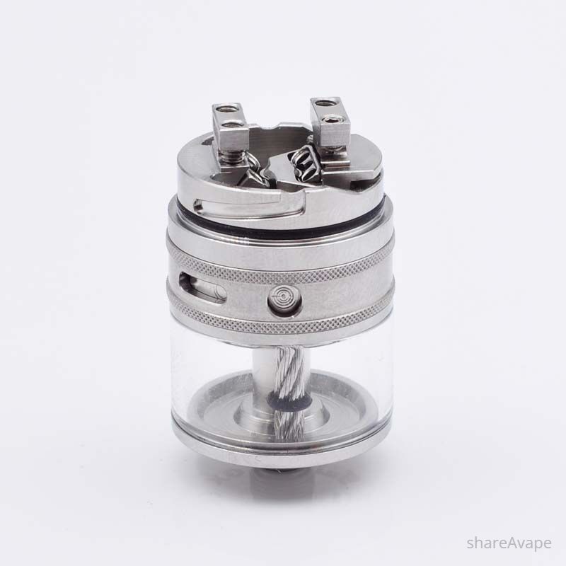 YFTK Slick Taifun GX Style RDTA — восстанавливаемый резервуар емкостью 4 мл, 23 мм, нержавеющая сталь 316 + стекло