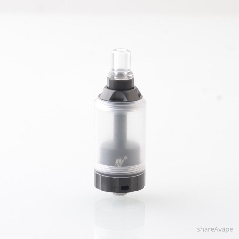 BY-KA V11 Style MTL RTA 23mm – 5.5ml, Air Pins (Silver / Black)