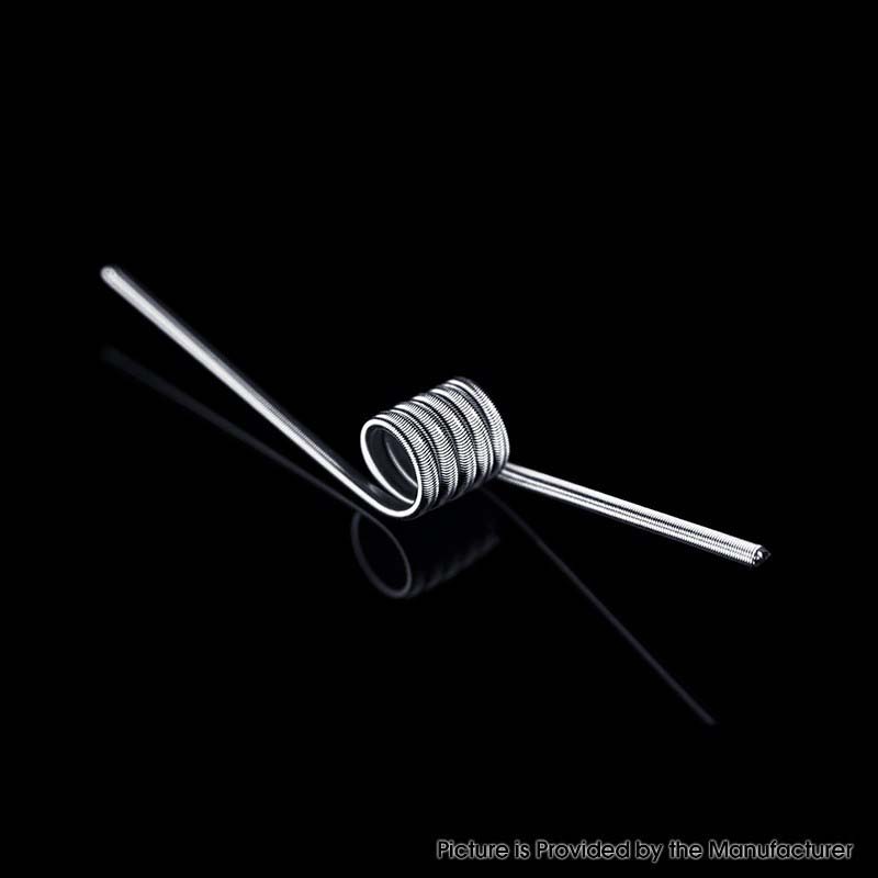 Authentic Thunder Cloud Blaze Hand Craft MTL Ni80 Alien Coil – 30Ga x3 + 38Ga (0.55Ω / 0.60Ω, Straight / Opposite, 2 PCS)