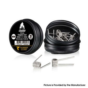 Authentic Thunder Cloud Blaze MTL Ni80 3-Core Fused Clapton – 0.45ohm (30Ga x3 + 38Ga)