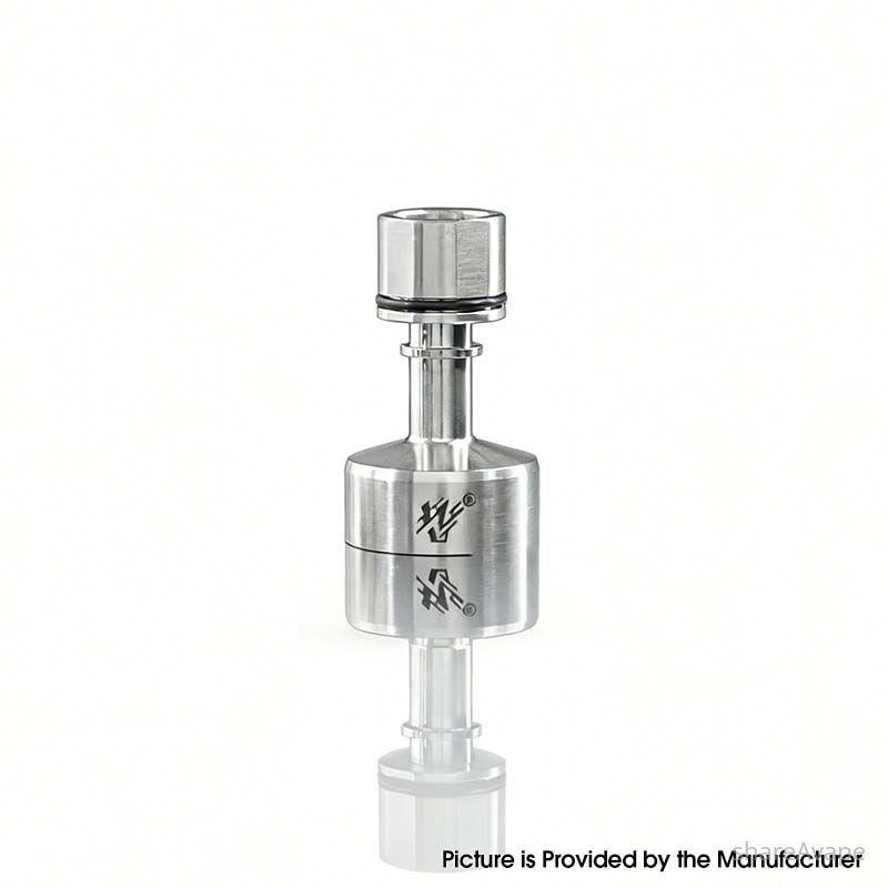 Rekavape Nano Round Chamber for BY-KA V11 Style Nano RTA – Silver (3.5ml / 5.0ml)