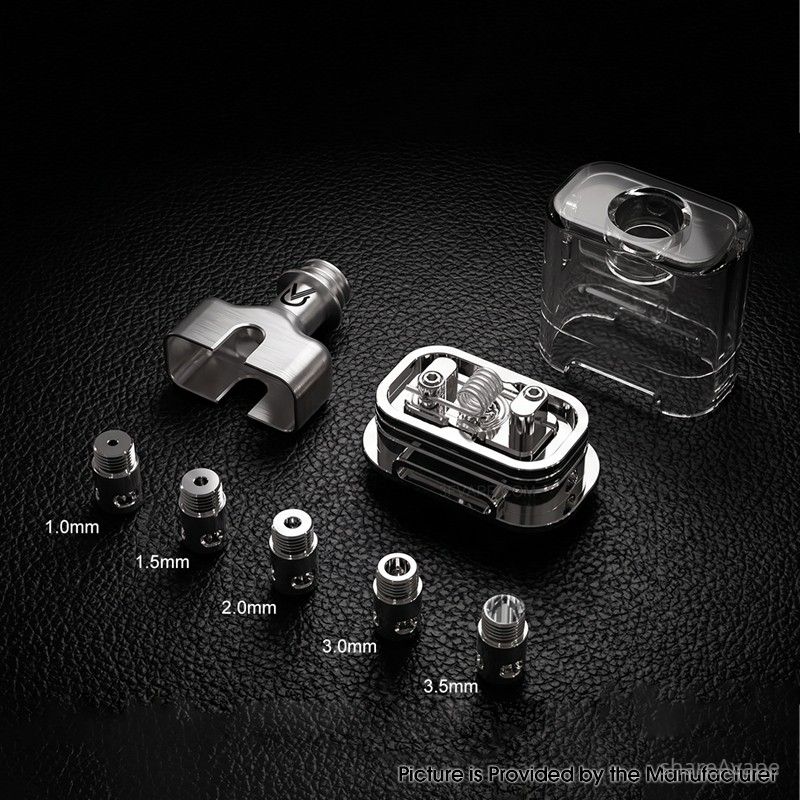 Veepon x Golden Greek VeeX Pro RBA Tank Kit – 3.5ml, 5 Airflow Pins