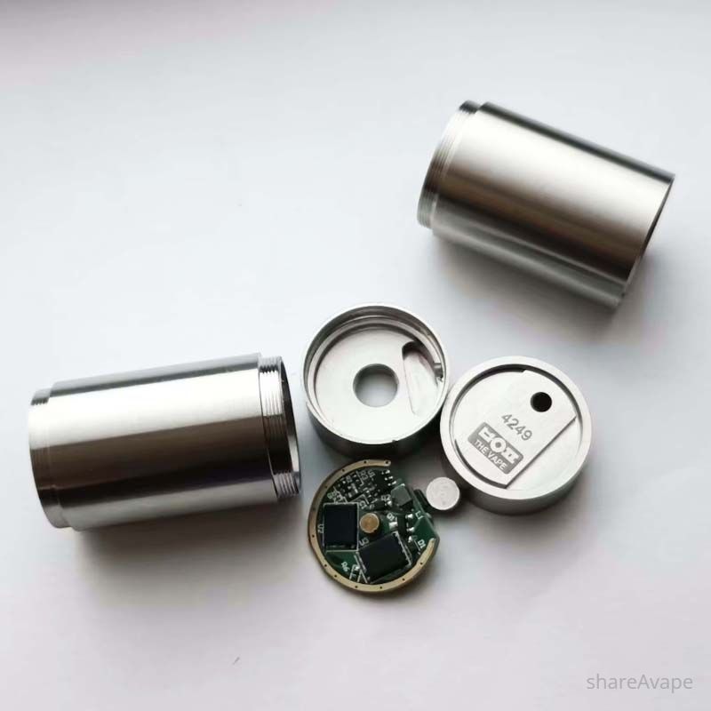 YFTK Atto Style Mechanical Mod with Chip – 18650/18350, Stainless Steel