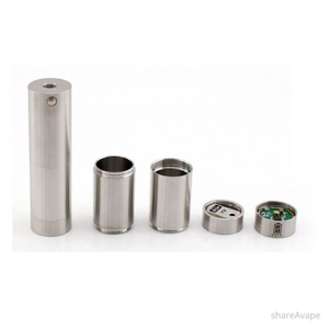 YFTK Atto Style Mechanical Mod with Chip – 18650/18350, Stainless Steel