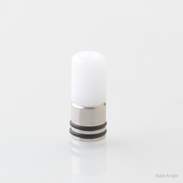 Taifun Boreas Style 510 Drip Tip for MTL – Black / Silver