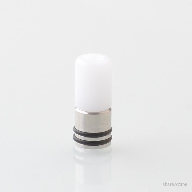 Taifun Boreas Style 510 Drip Tip for MTL – Black / Silver