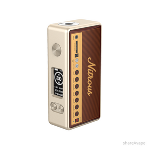 Authentic MECHVAPE x NITROUS Pocket 80W Box Mod – VW 5-80W, 1 x 18650 Battery