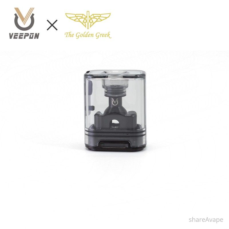 Veepon x Golden Greek VeeX Pro RBA Tank Kit – 3.5ml, 5 Airflow Pins