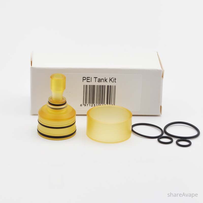 GD MODS Ignis RDTA Replacement PEI Accessory Kit – Drip Tip, Chamber & Tank Tube