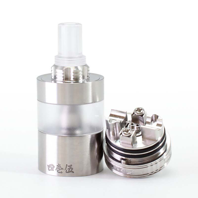 SXK 415 RTA Virtuous Style MTL Atomizer - Silver 22mm 3.3ml