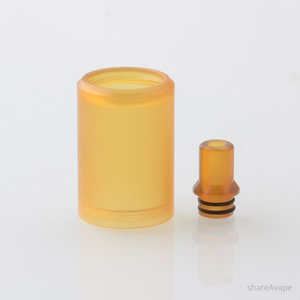 BY-KA V11 Style Tank Tube + Drip Tip Kit – 3.1ml / 5.5ml Replacement (Brown)