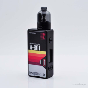 Authentic MECHVAPE x NITROUS Pocket 80W Starter Kit – VW 5-80W, 1 x 18650 Battery