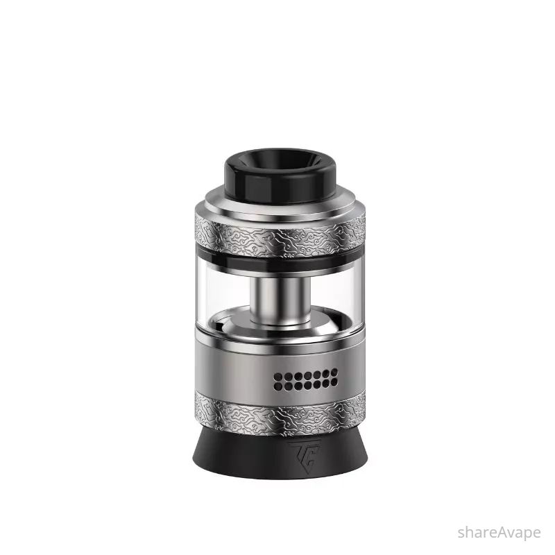 Authentic Thunder Cloud x Coilturd AN RTA 25mm Rebuildable Tank Atomizer – Dual Coil, Top Airflow, Leakproof Design