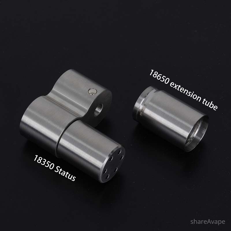 YFTK Pinnacle Colossus SBS Mechanical Mod 18350 18650 Silver