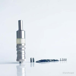 RekaVape FeV Flash-e-Vapor VS Dual Style 17mm RTA – 3.0ml, 316SS + PSU, Silver