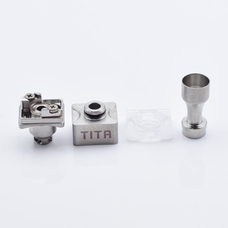 Veepon Tita X2 RBA – Authentic | Billet Box Boro | 8 Air Pins 1.0-4.0mm