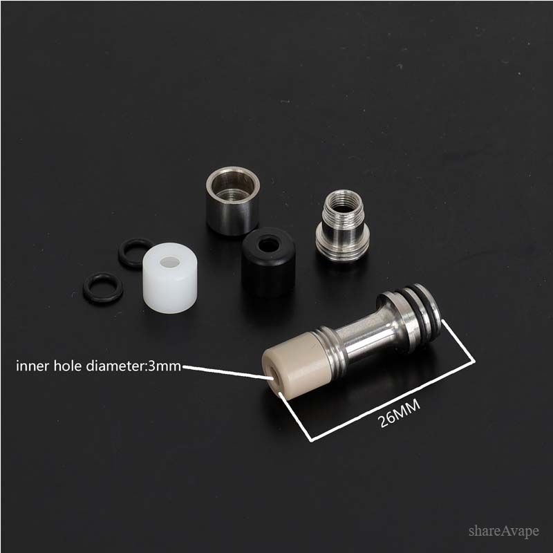 Authentic YFTK 510 Drip Tip Set 4pcs – Telescopic Claw Hammer Design