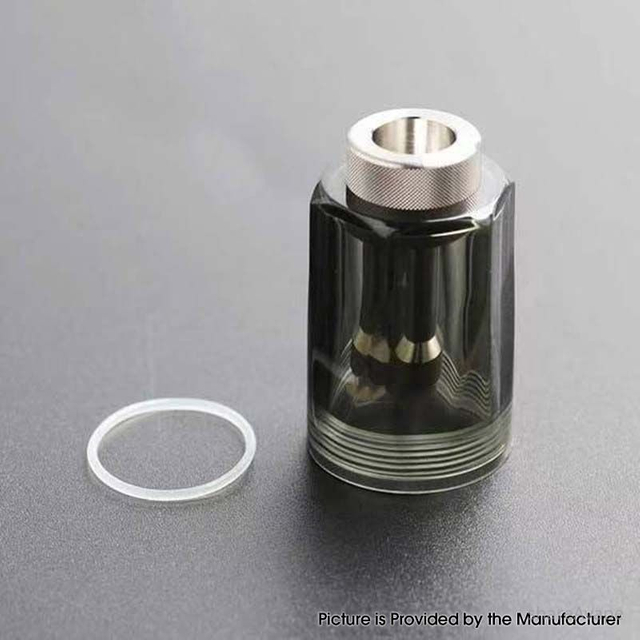 YFTK Diamond Tank Tube for Flash-e-Vapor V4.5 / V4.5S+ Style RTA – 5.0ml