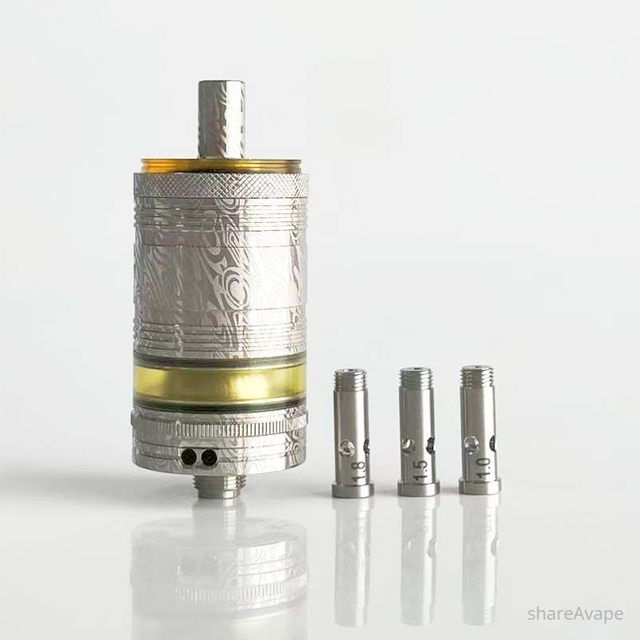 레카 Vape OST-R 다마 스타일 MTL RTA – 22mm, 3.5ml / 4.5ml, 에어 핀 1.0–1.8mm