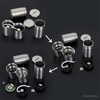 YFTK Pinnacle Colossus SBS Mechanical Mod 18350 18650 Silver