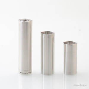 Minister Style Mechanical Mech Mod – 20mm, 18350 / 18500 / 18650 Compatible, Silver