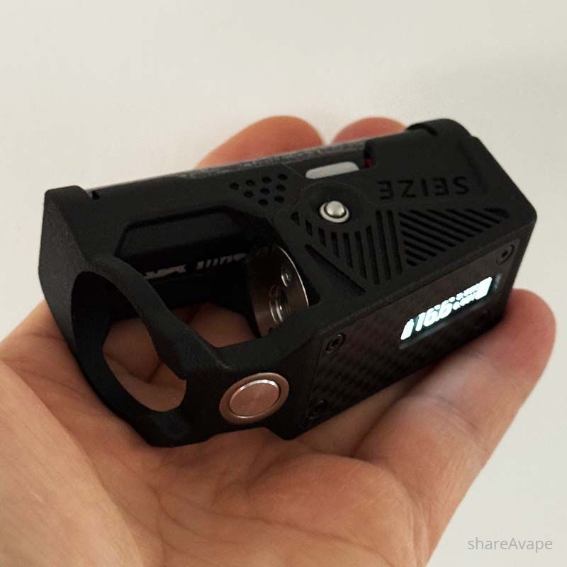 YFTK 3D Printed SEIZE 80W Box Mod – Aspire T80 Chip, 18650, VW/VV/Bypass