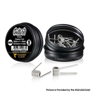 ThunderCloud x Coilturd AN RTA Ni80 Clapton Coil – 0.35ohm / 0.4ohm (10PCS)