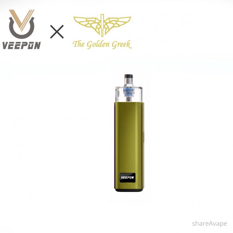 Veepon x Golden Greek VeeX Pro 40W Pod Kit with RBA – 1000mAh
