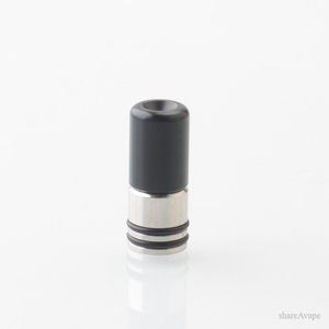 Taifun Boreas Style 510 Drip Tip for MTL – Black / Silver