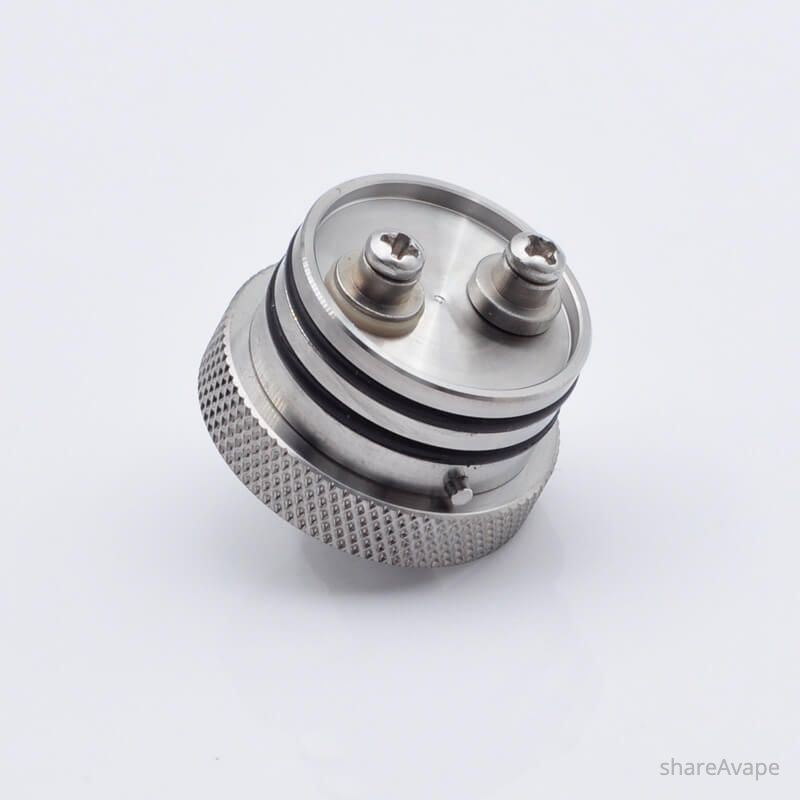 YFTK Ti Flash e-Vapor V4.5S+ Style RTA – Ti + Glass, 4.5 ml, 23 mm , Silver
