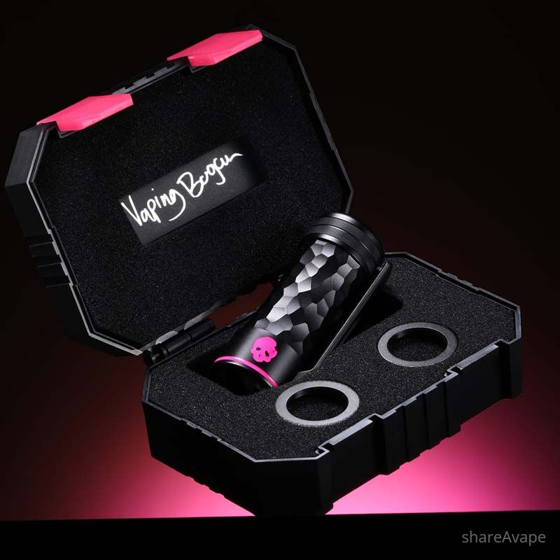Authentic ThunderCloud x Vaping Bogan Bonza Pro Mech Mod – 21700 / 18650, 30mm Mechanical Mod