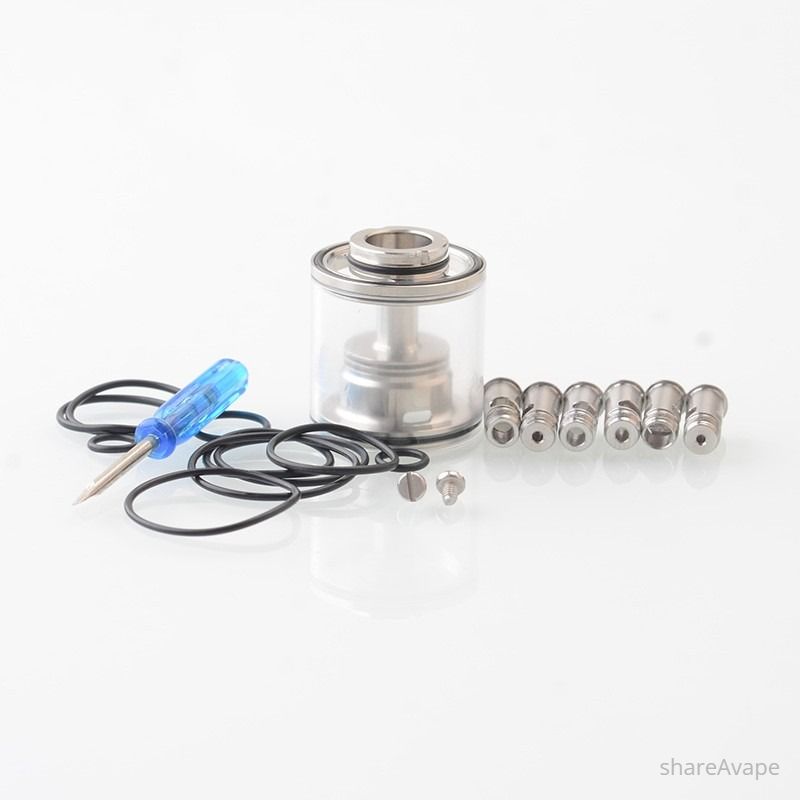 Kaser Kalibr 23.30 Style MTL / RDL RTA – 4.5ml, 7 Air Pins (1.2–3.5mm)
