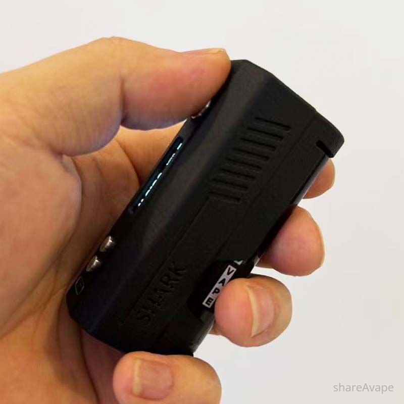 Dark Shark A80 80W 18650 Box Mod – 3D Printed Compact Vape Mod Black